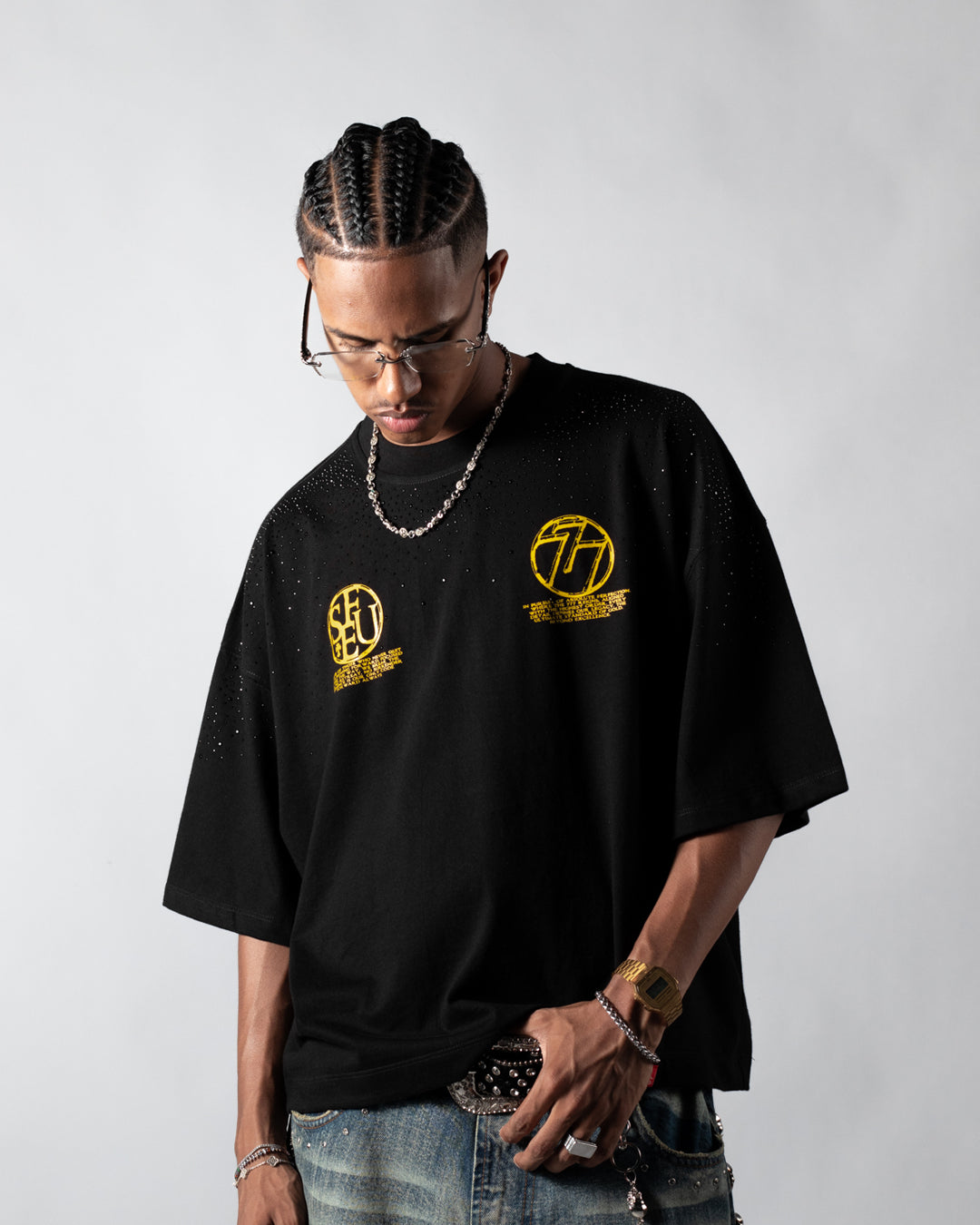 Tee Boxy Resilient Spirit Black