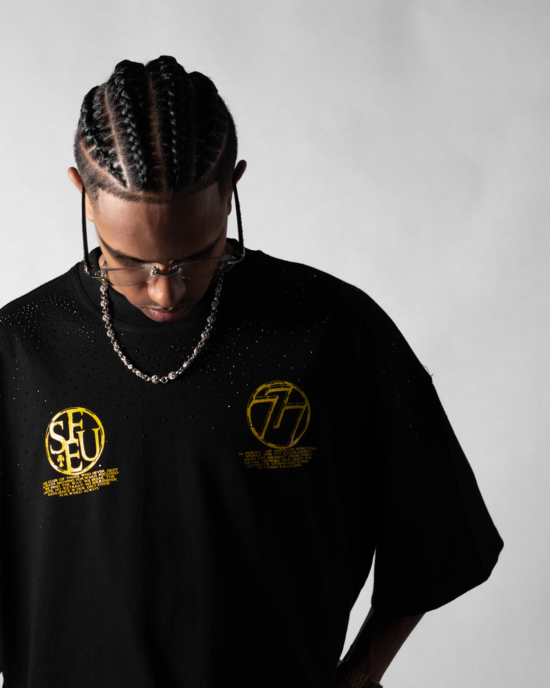 Tee Boxy Resilient Spirit Black