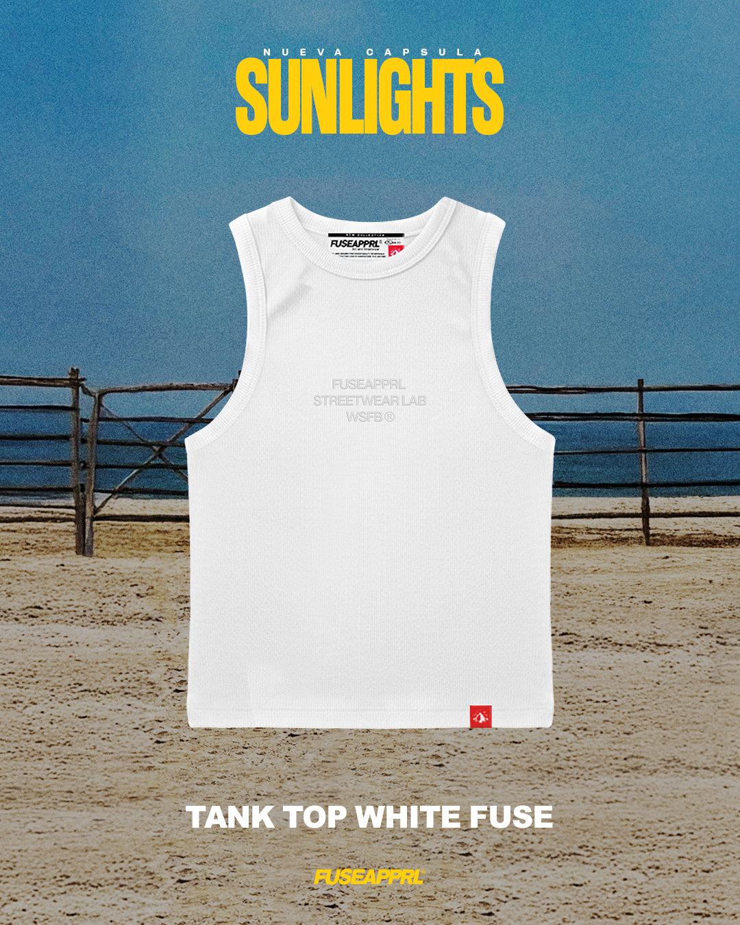 Tank top core white